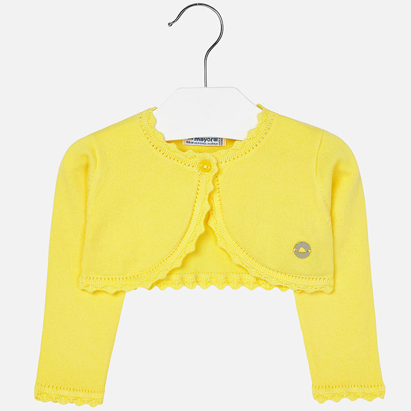 Dievčenské bolero pletené bavlnené - BGC