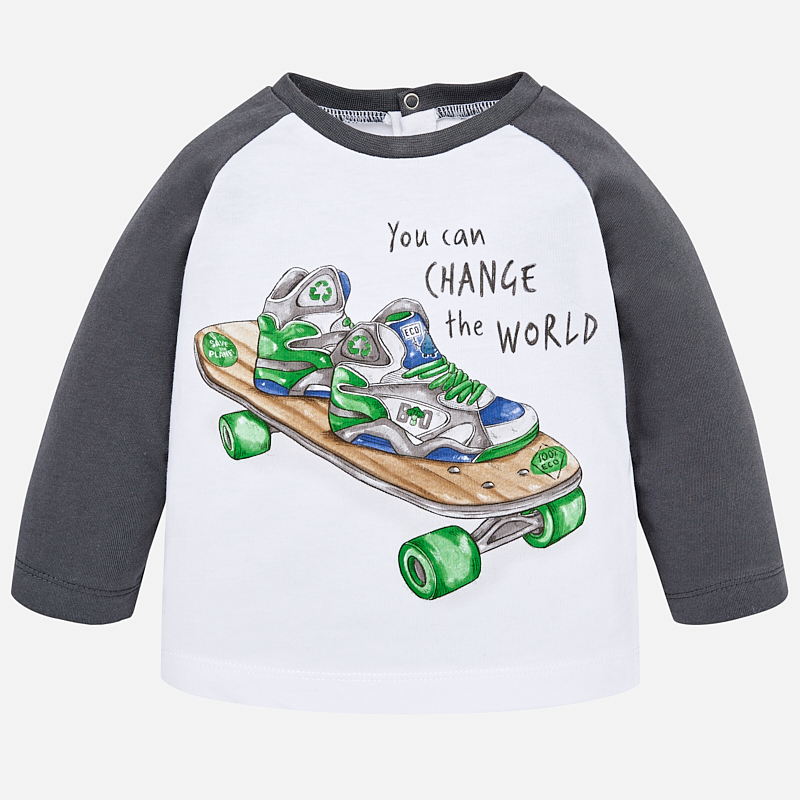 Chlapčenské tričko s dlhým rukávom - SKATE