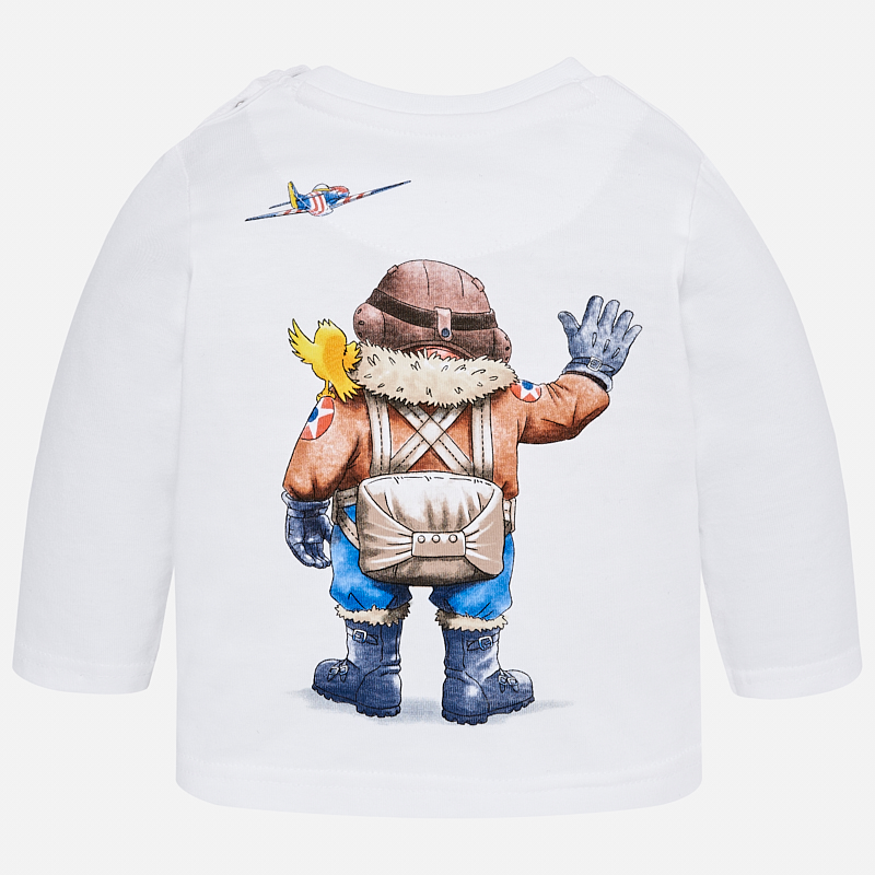 Chlapčenské tričko s dlhým rukávom - PILOT