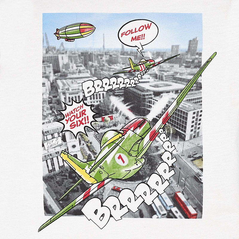 Chlapčenské tričko s dlhým rukávom - PLANE