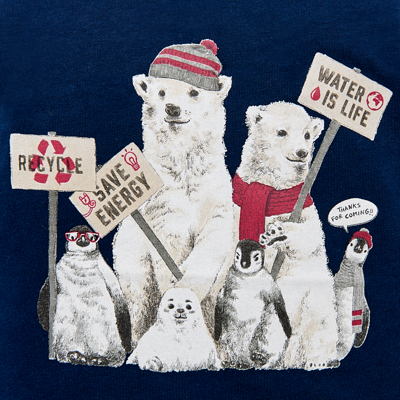 Chlapčenské tričko s dlhým rukávom - BIO