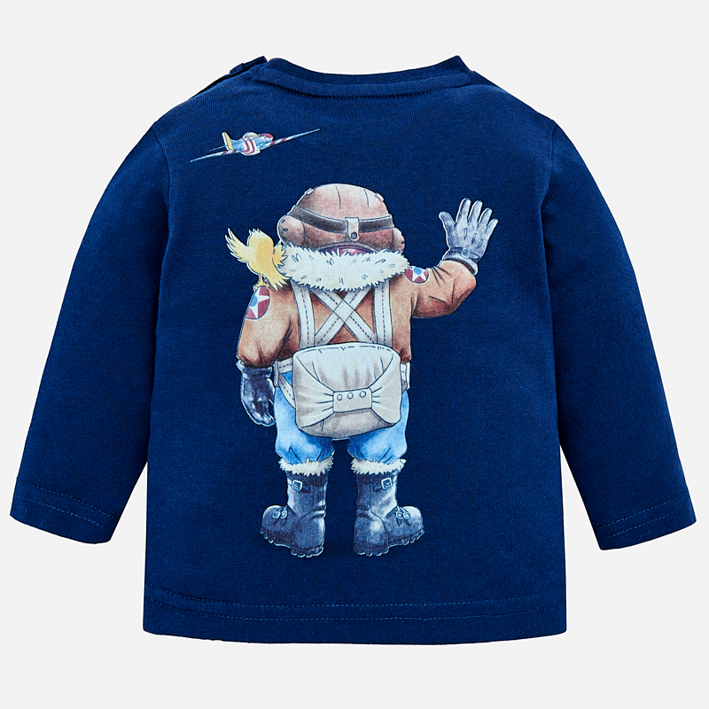Chlapčenské tričko s dlhým rukávom - PILOT