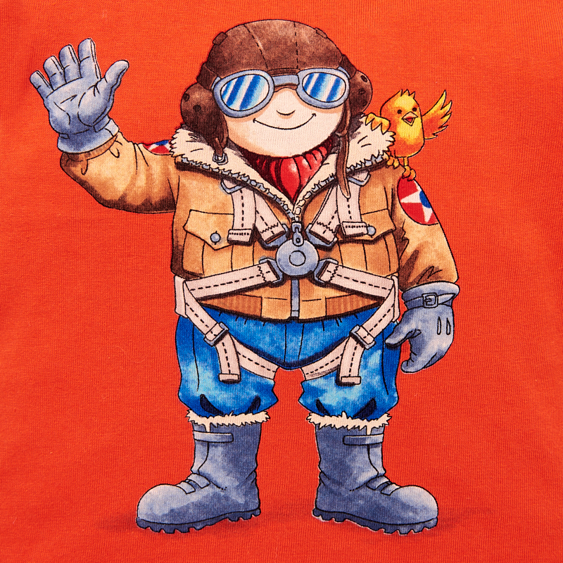 Chlapčenské tričko s dlhým rukávom - PILOT