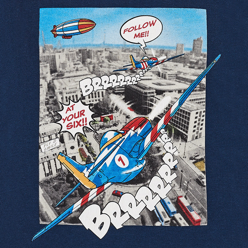 Chlapčenské tričko s dlhým rukávom - PLANE