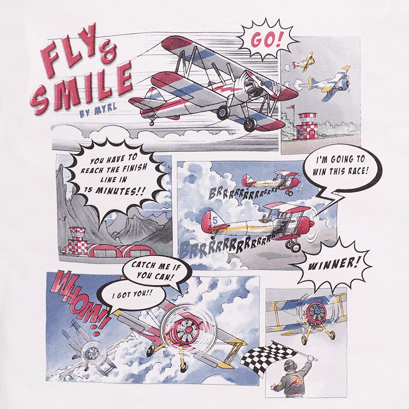 Chlapčenské tričko s dlhým rukávom - FLY