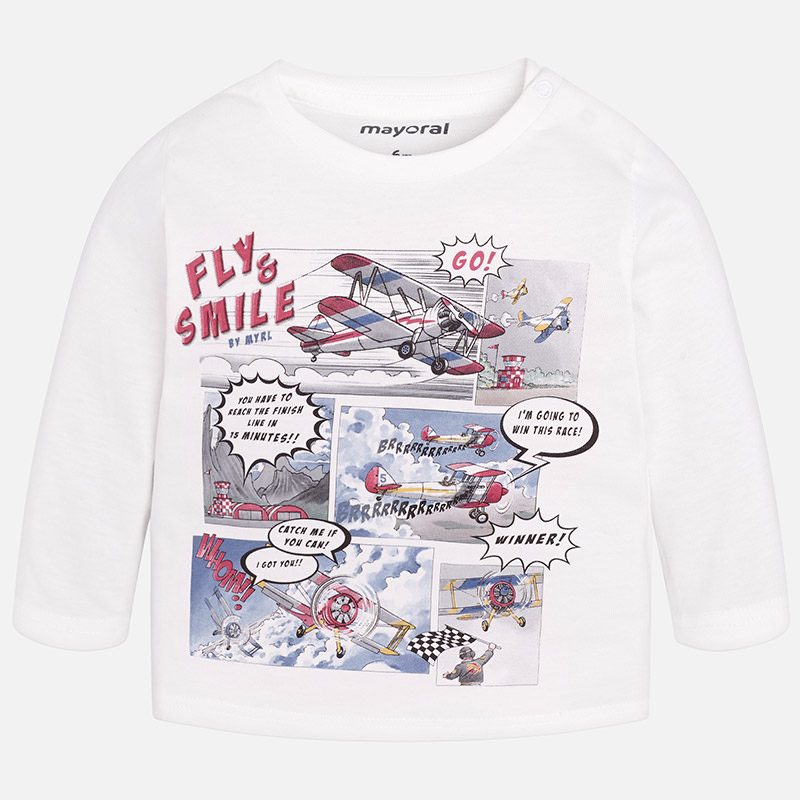 Chlapčenské tričko s dlhým rukávom - FLY