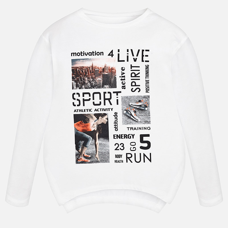 Dievčenské tričko s dlhým rukávom - SPORT SPIRIT
