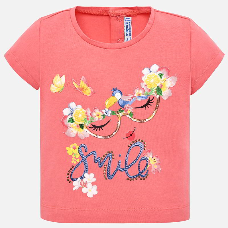 Dievčenské tričko s krátkym rukávom - TS