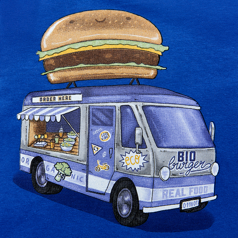 Chlapčenské tričko s dlhým rukávom 2-set - BURGER