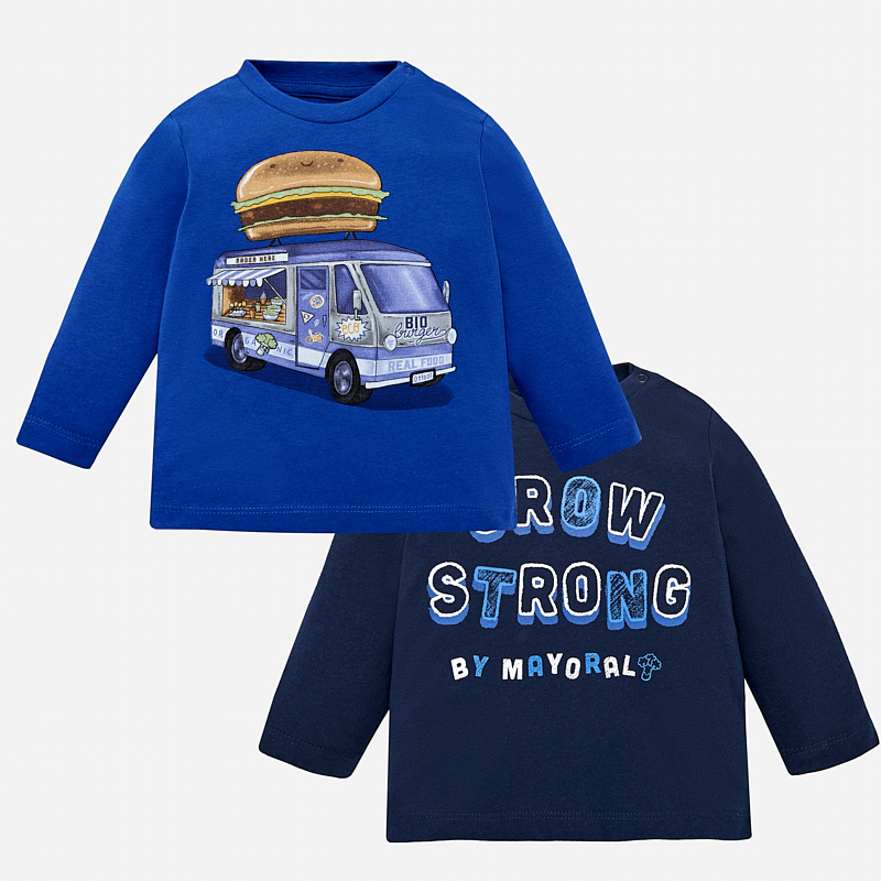 Chlapčenské tričko s dlhým rukávom 2-set - BURGER