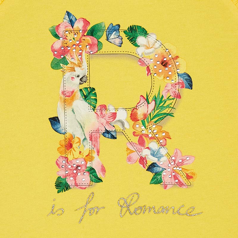 Dievčenské tričko s krátkym rukávom - ROMANCE