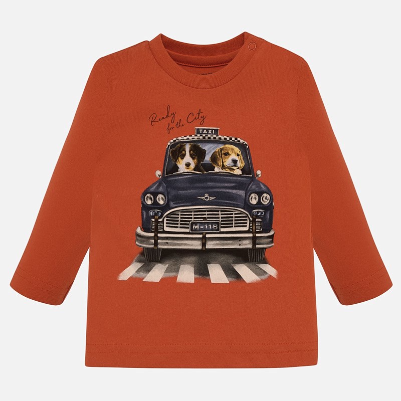 Chlapčenské tričko s dlhým rukávom - TAXI