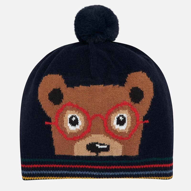 Chlapčenská pletená čiapka - BEAR