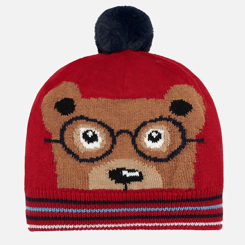 Chlapčenská pletená čiapka - BEAR
