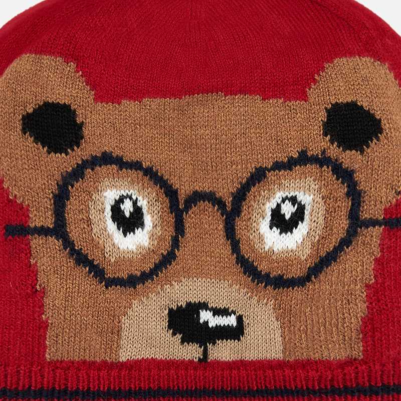 Chlapčenská pletená čiapka - BEAR