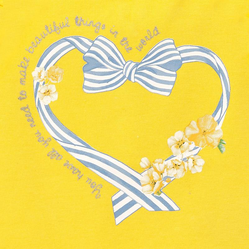 Dievčenské tričko s krátkym rukávom - HEART