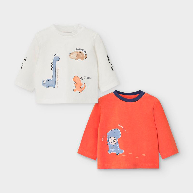 Chlapčenské tričko s dlhým rukávom - 2-set - NB class - T-REX