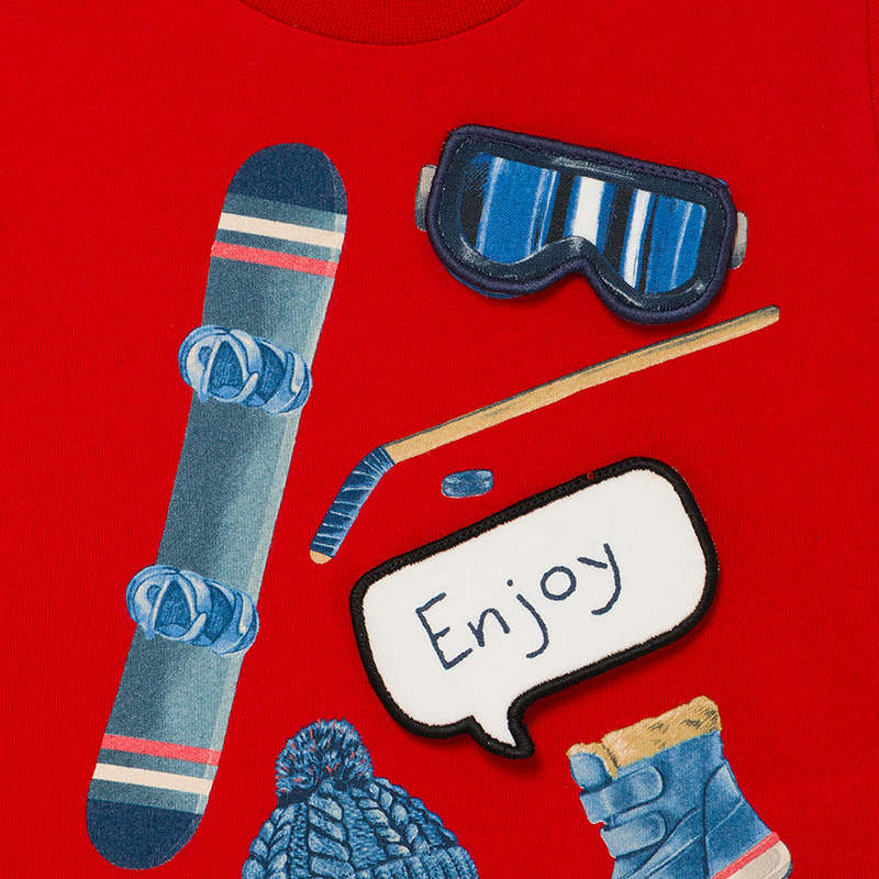 Chlapčenské tričko s dlhým rukávom - ENJOY