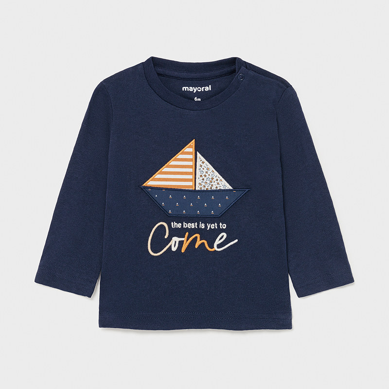 Chlapčenské tričko s dlhým rukávom - BOAT