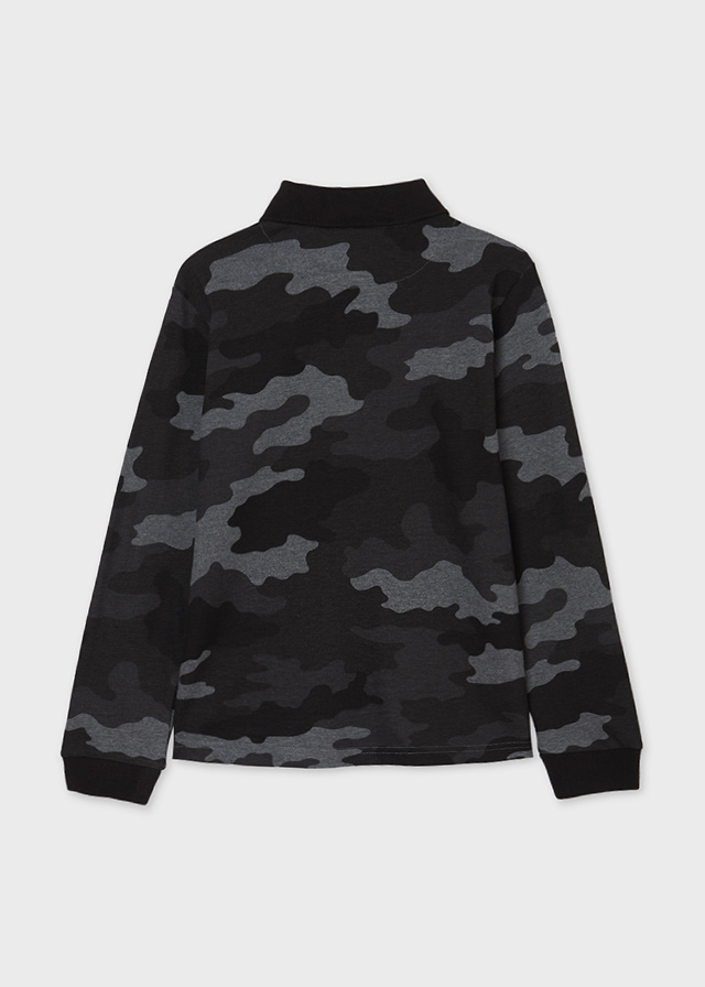 Chlapčenská polokošeľa s dlhým rukávom - MYRL - Camo