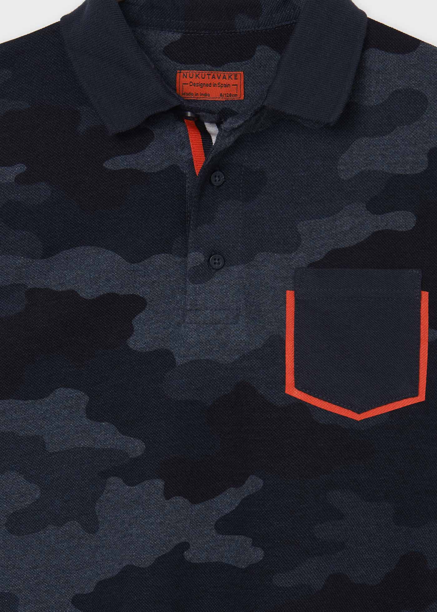 Chlapčenská polokošeľa s dlhým rukávom - MYRL - Camo