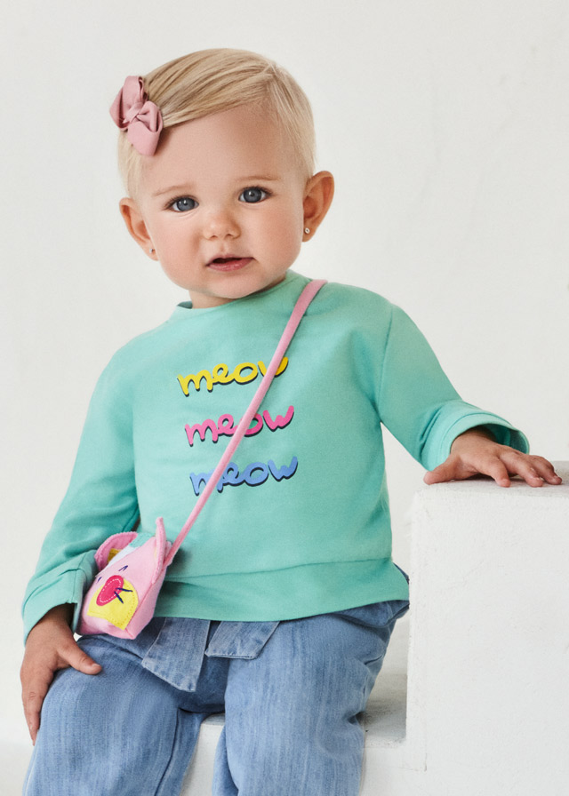 Dievčenský pulóver  s kabelkou - MYRL