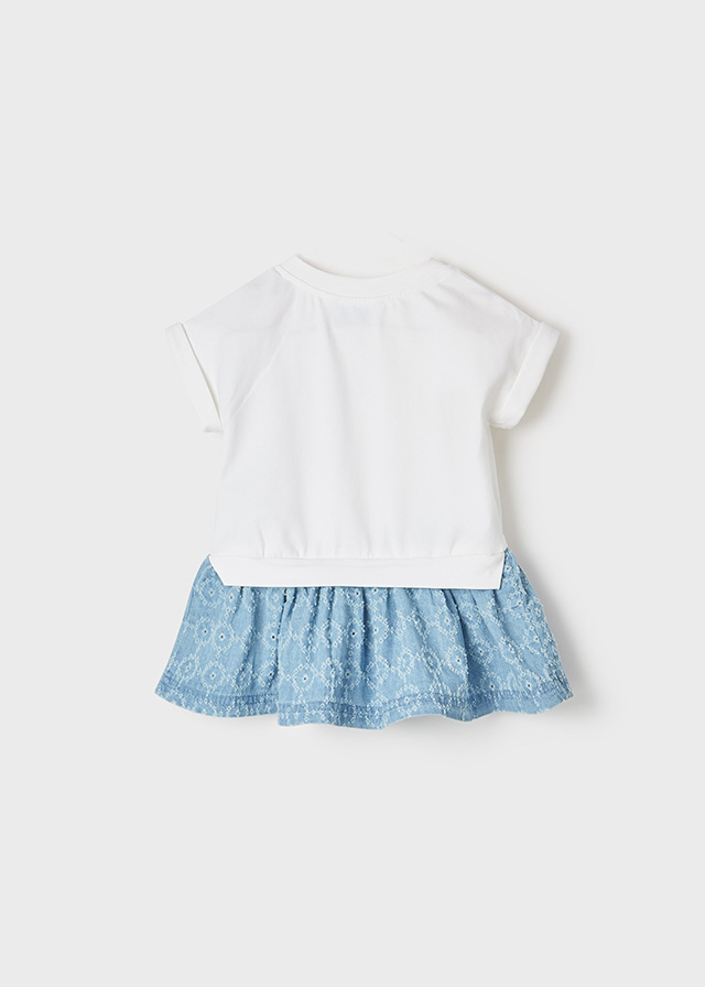 Dievčenské šaty kombinované - MYRL