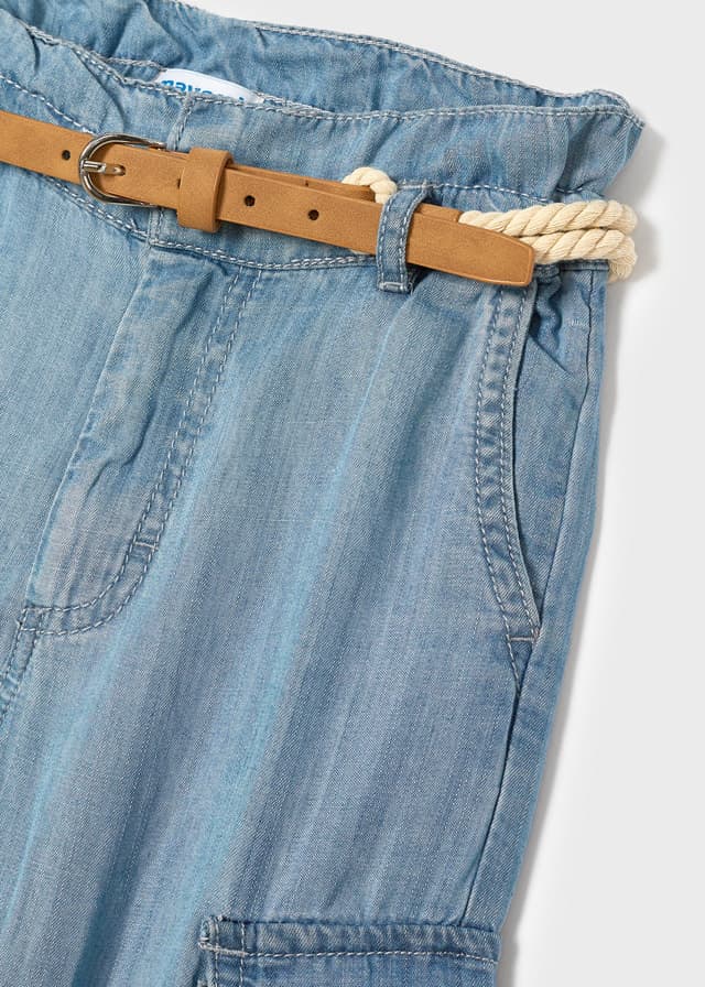 Dievčenské nohavice  - MYRL - Flowy Denim