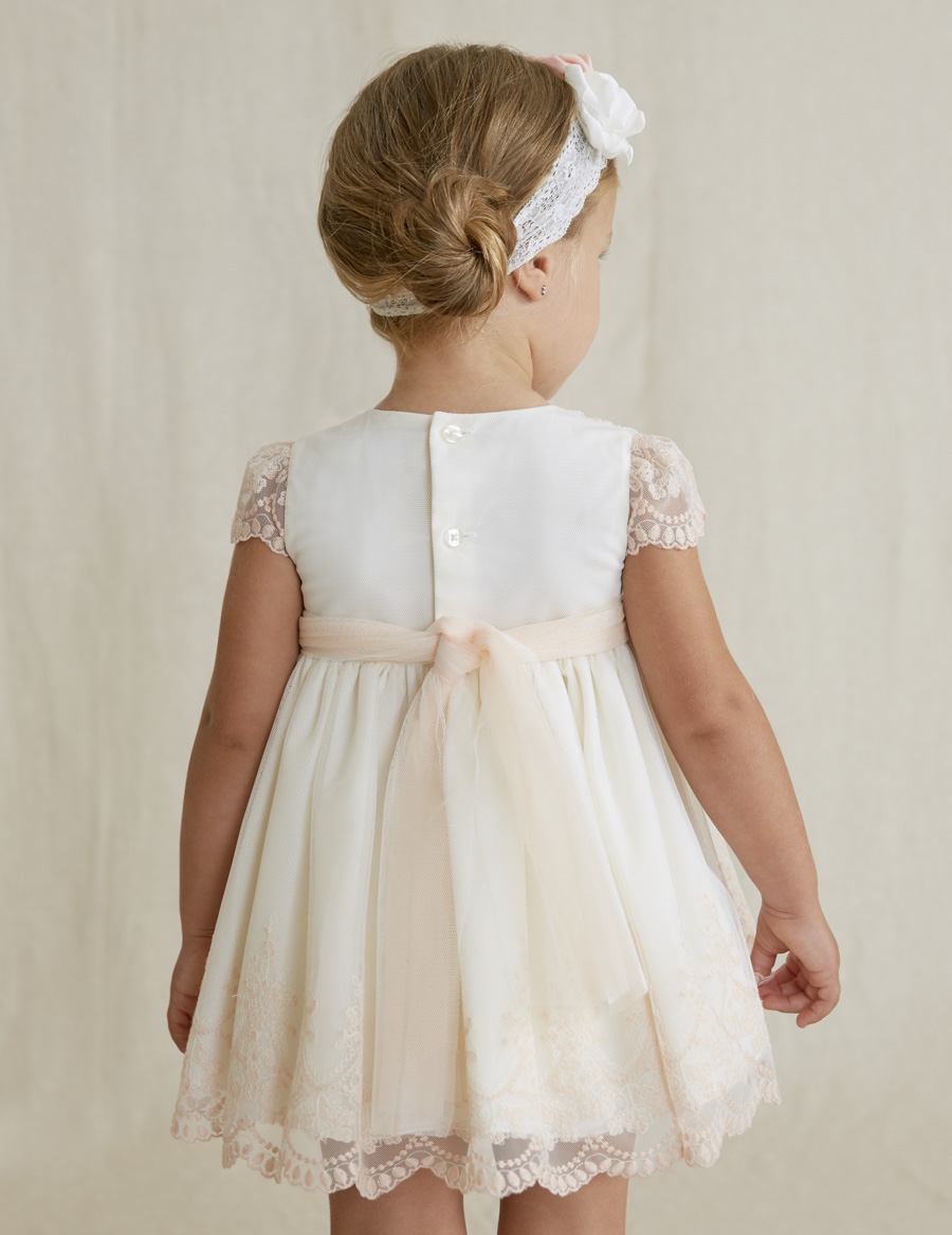 Dievčenské šaty  - Abel&Lula - EMBROIDERED Tulle DRESS