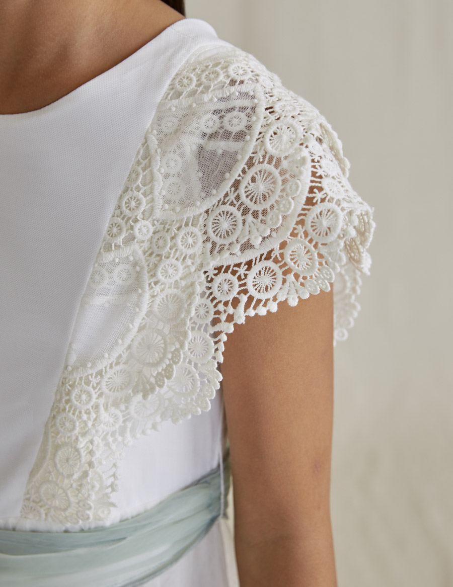 Dievčenský overal  - Abel&Lula - EMBROIDERED TULLE JUMPSUIT