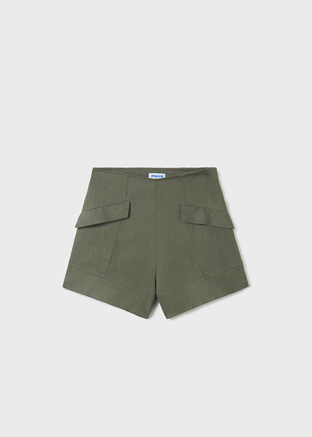 Dievčenské nohavice krátke - MYRL - Linen shorts