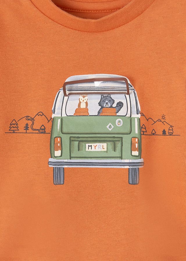 Chlapčenské tričko s dlhým rukávom - ECOFRIENDS - VAN