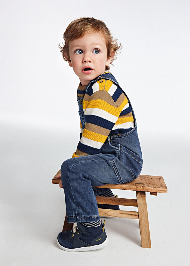 Chlapčenské nohavice riflové - MYRL - na traky-Soft denim