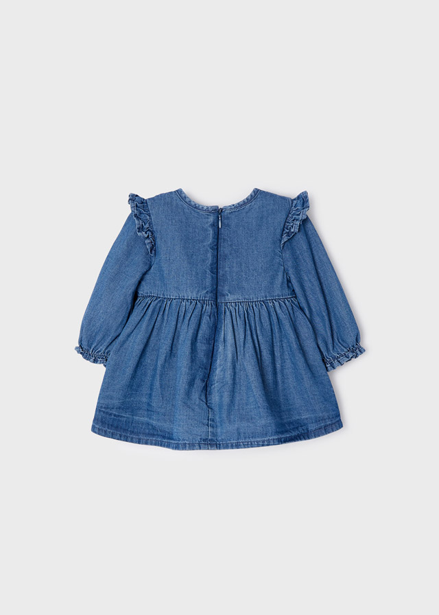 Dievčenské šaty - MYRL - NB class - Denim