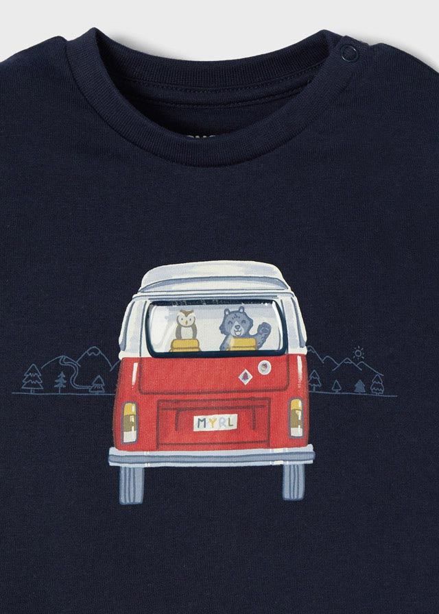 Chlapčenské tričko s dlhým rukávom - ECOFRIENDS - VAN