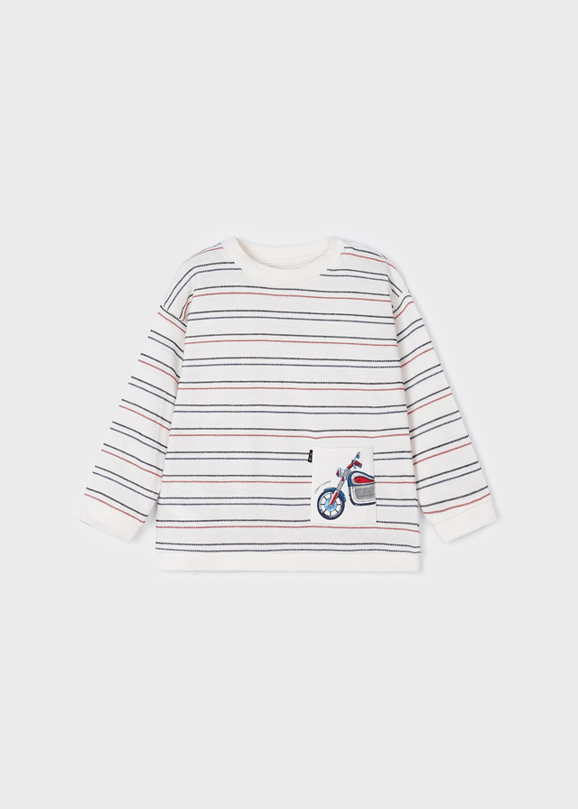 Chlapčenské tričko s dlhým rukávom - Striped T-shirt