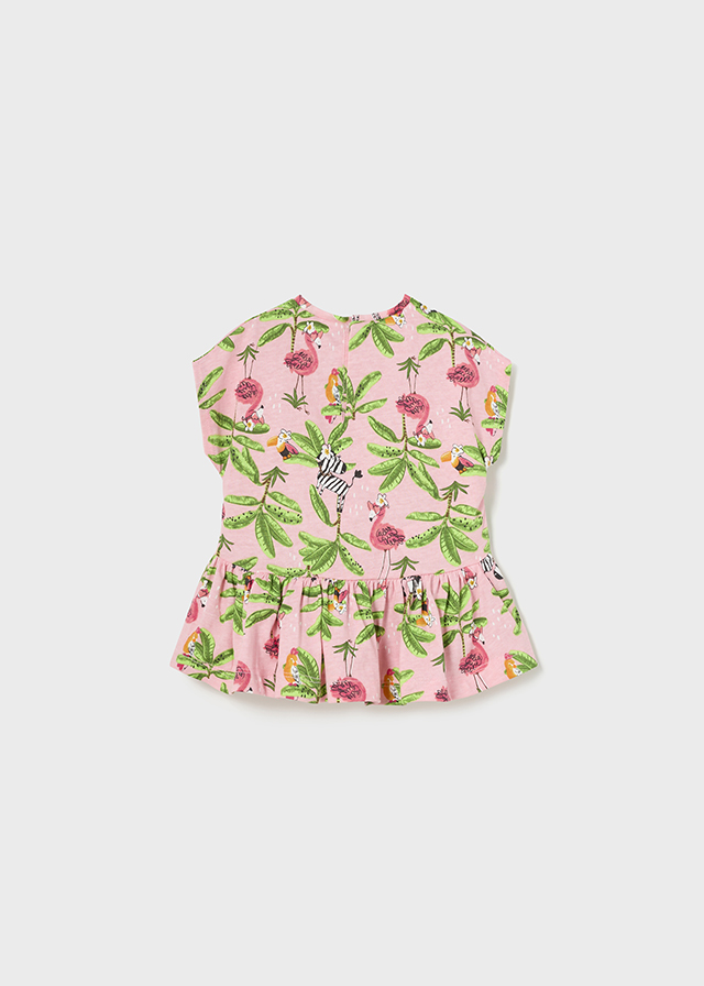 Dievčenské tričko s krátkym rukávom- 2-set - M-MODA