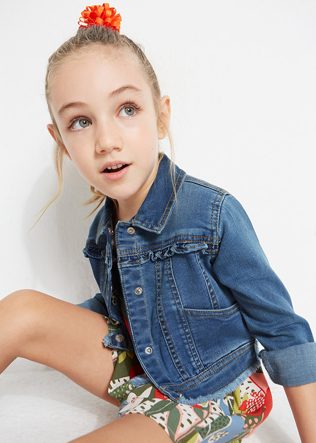 Dievčenská bunda riflová - MYRL - denim