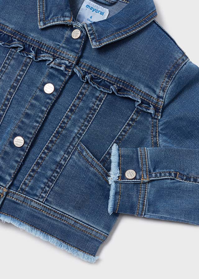 Dievčenská bunda riflová - MYRL - denim