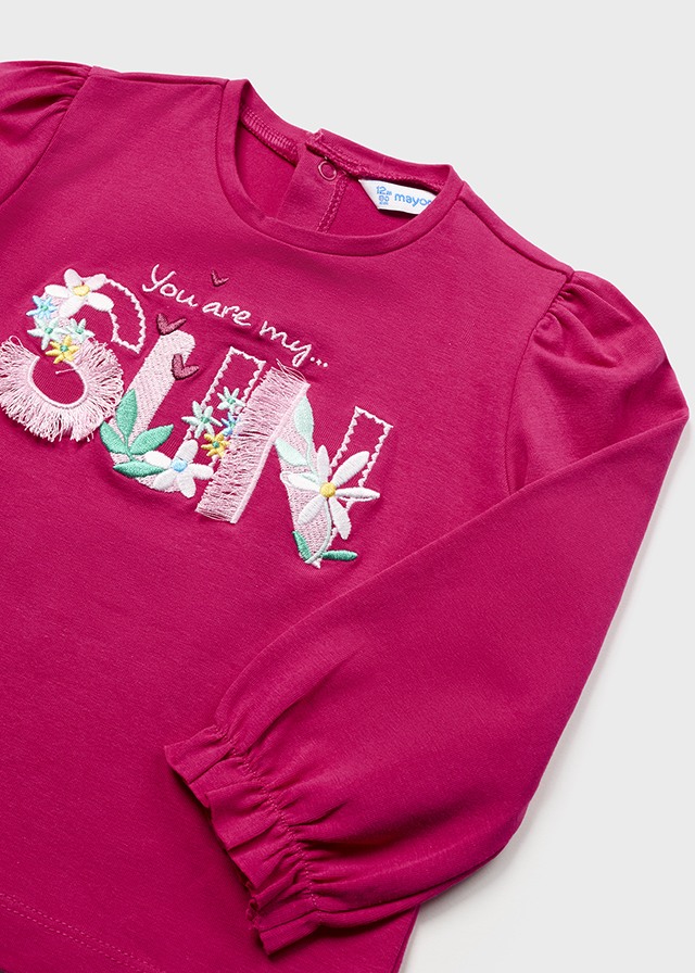 Dievčenské tričko s dlhým rukávom - MYRL - ECOFRIENDS