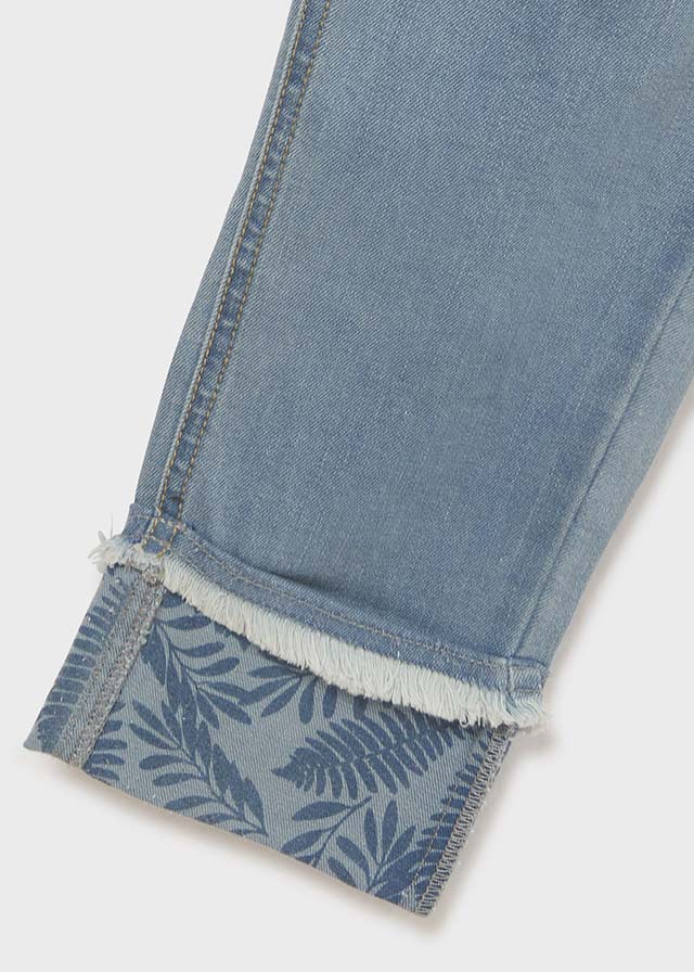 Dievčenské nohavice riflové - MYRL - denim