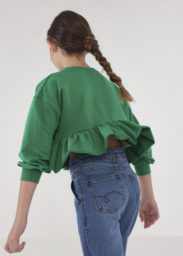 Dievčenské nohavice riflové - MYRL - denim