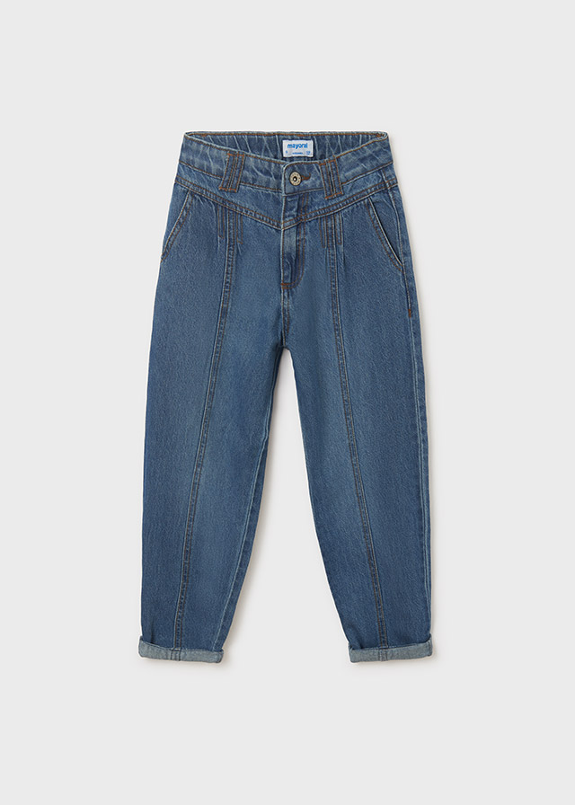 Dievčenské nohavice riflové - MYRL - denim