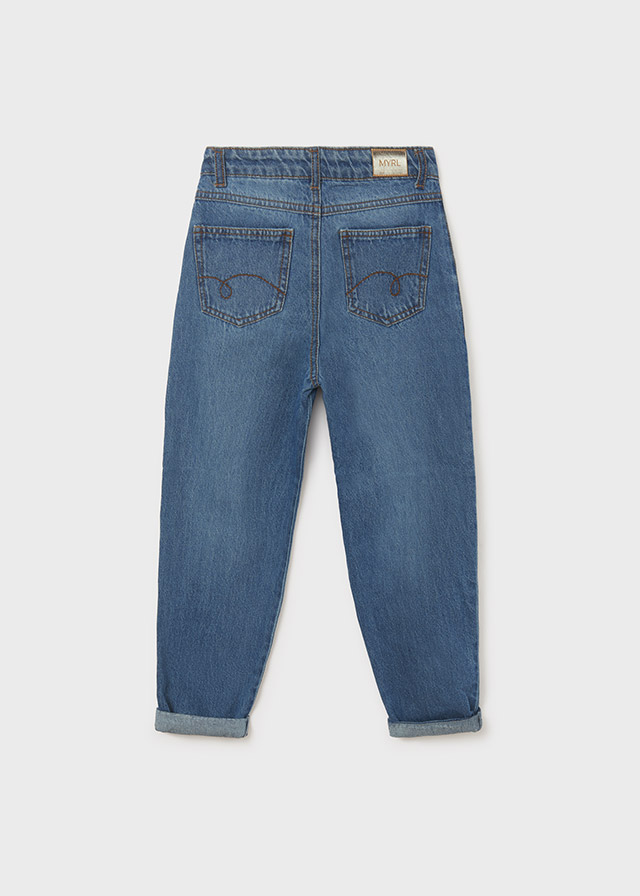 Dievčenské nohavice riflové - MYRL - denim