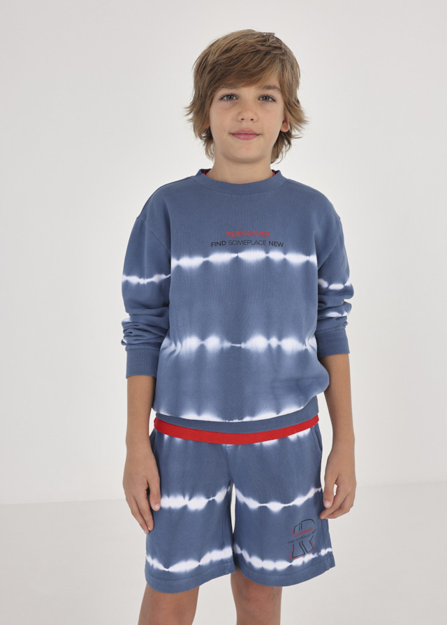 Chlapčenské nohavice krátke - MYRL - tie-dye