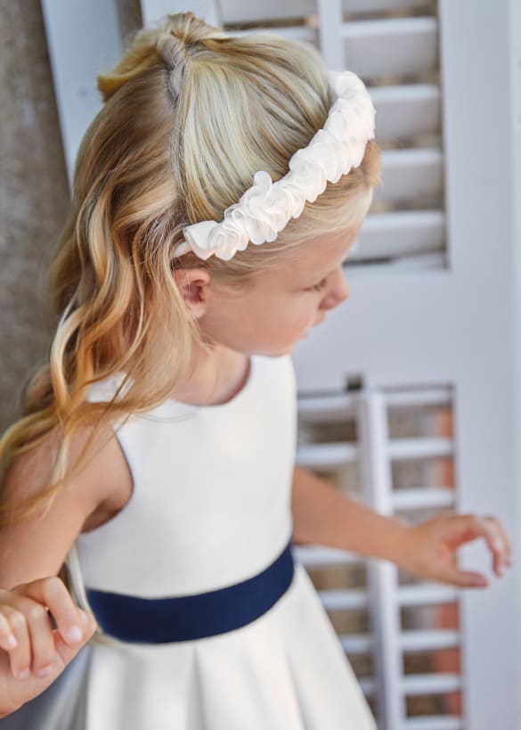 Dievčenská čelenka - Abel&Lula - Headband - White