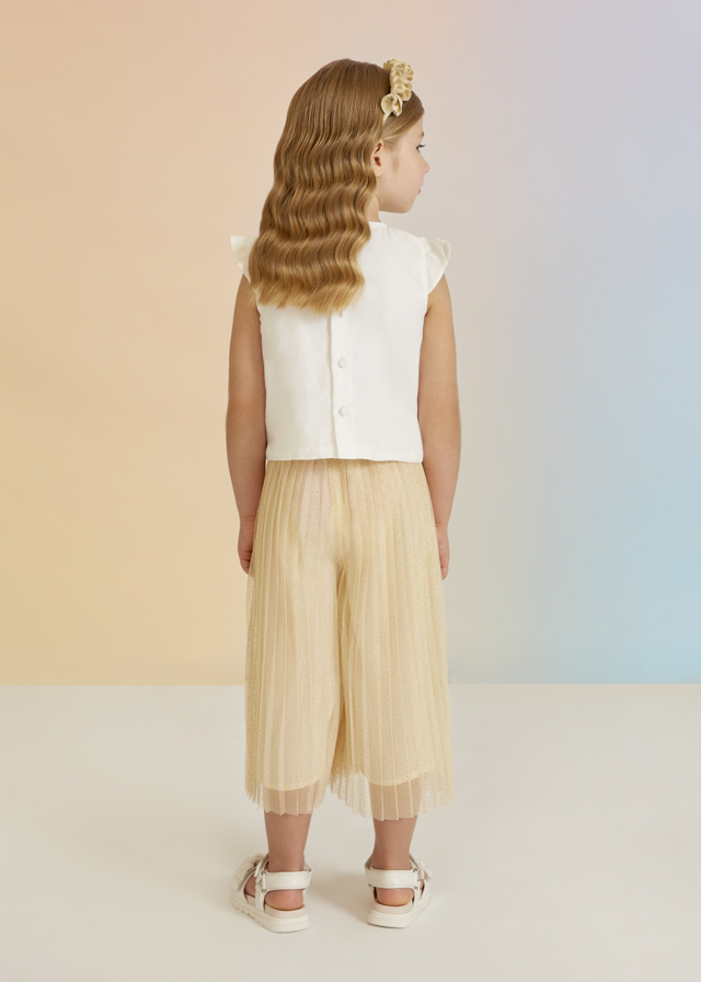 Dievčenské nohavice - Abel & Lula - Pleated tulle CULOTTE