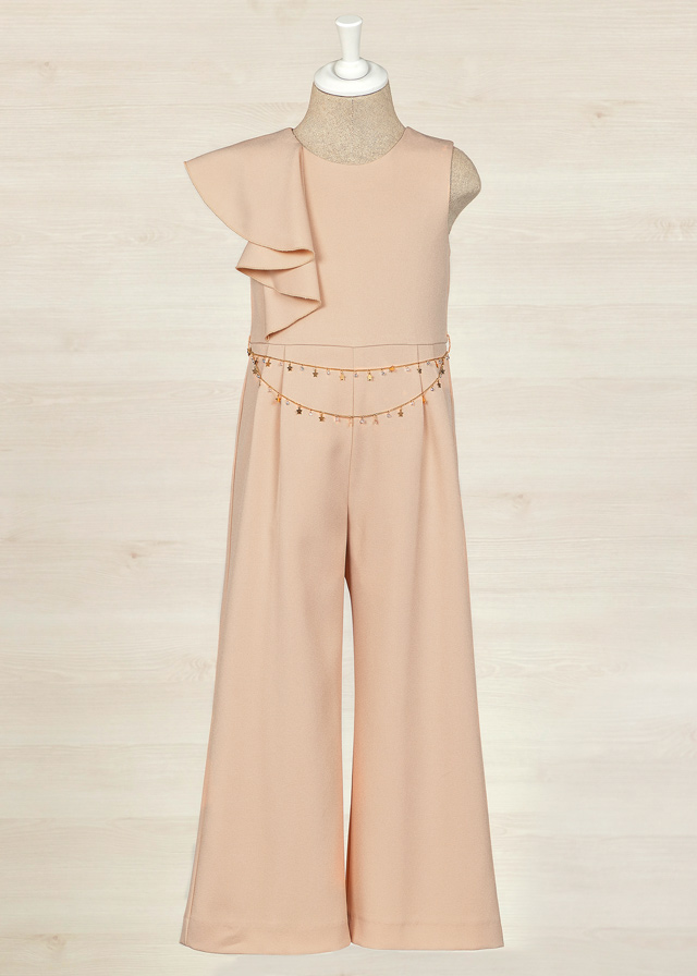 Dievčenský overal  - Abel&Lula - Crepe Playsuit With Chain Belt