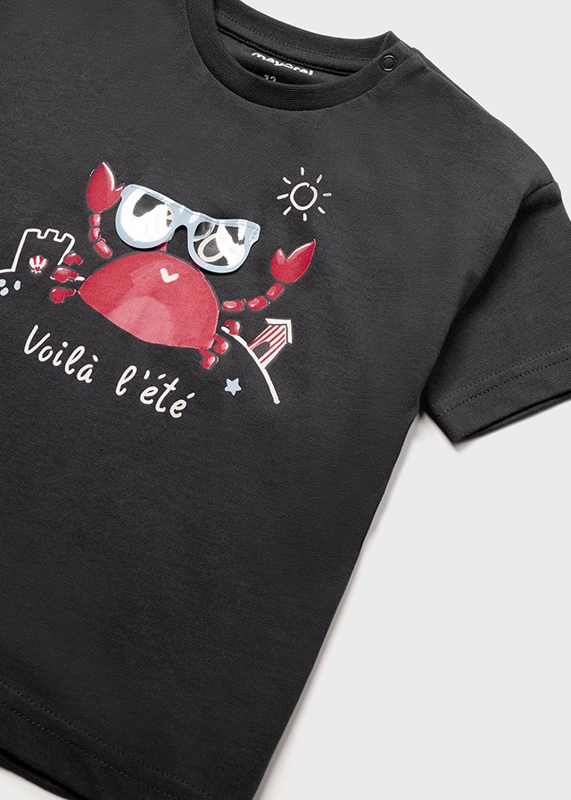 Chlapčenské tričko s krátkym rukávom - crab