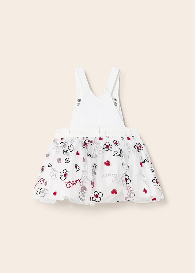 Dievčenská sukňa na traky - tulle - MYRL